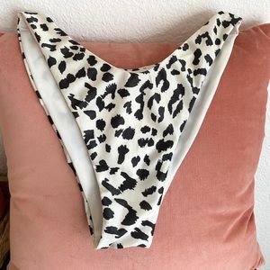Aerie Bikini Bottom Cheeky High Leg Cheetah